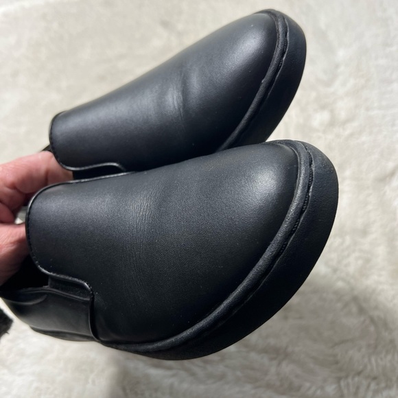 Vionic pro mahogany Avery black slip on comfort flat shoe womens size 9 - Picture 9 of 11